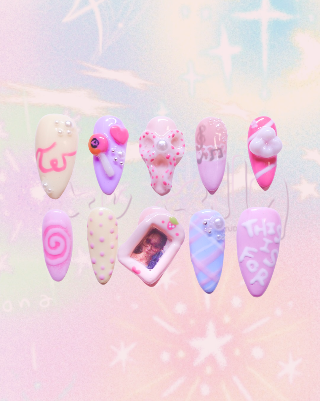 THIS IS FOR - Twice Inspired Nails